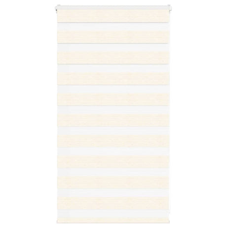 VidaXL Zebra-Rollo 85x100 cm Stoffbreite 80,9 cm Marmorbeige