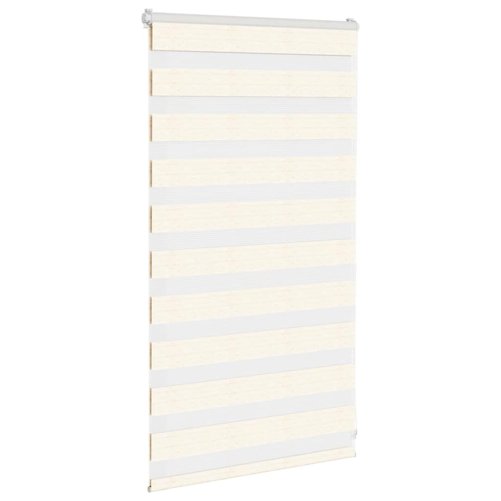 VidaXL Zebra-Rollo 85x100 cm Stoffbreite 80,9 cm Marmorbeige