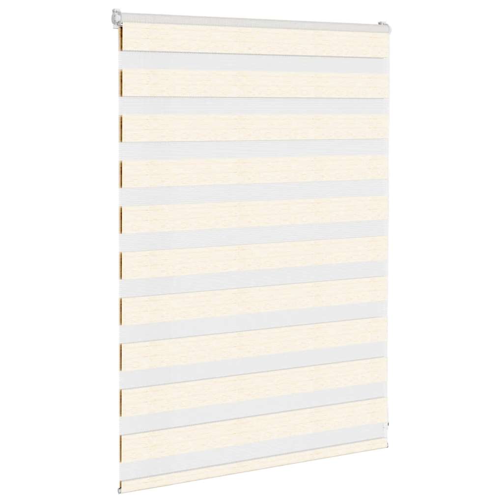 Vidaxx Zebra-Rollo 95x100 cm Stoffbreite 90,9 cm Marmorbeige