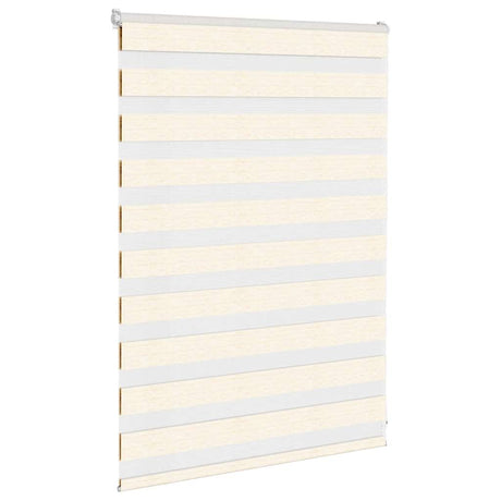 Vidaxx Zebra-Rollo 100x100 cm Stoffbreite 95,9 cm Marmorbeige