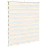 Vidaxx Zebra-Rollo 120x100 cm Stoffbreite 115,9 cm Marmorbeige