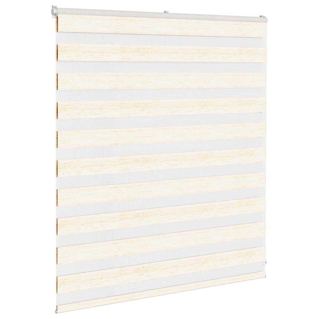 VidaXL Zebra-Rollo 125x100 cm Stoffbreite 120,9 cm Marmorbeige