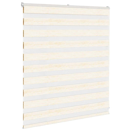 VidaXL Zebra-Rollo 125x100 cm Stoffbreite 120,9 cm Marmorbeige