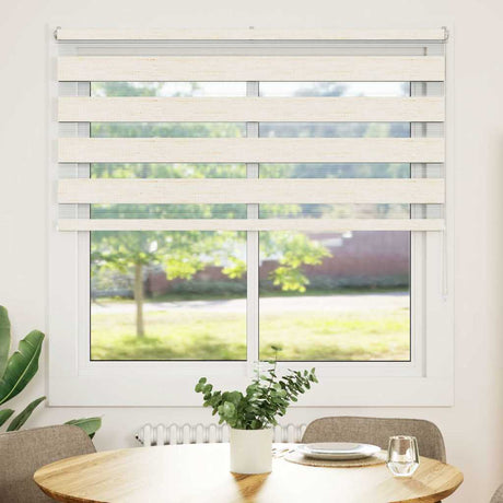 Vidaxx Zebra-Rollo 145x100 cm Stoffbreite 140,9 cm Marmorbeige