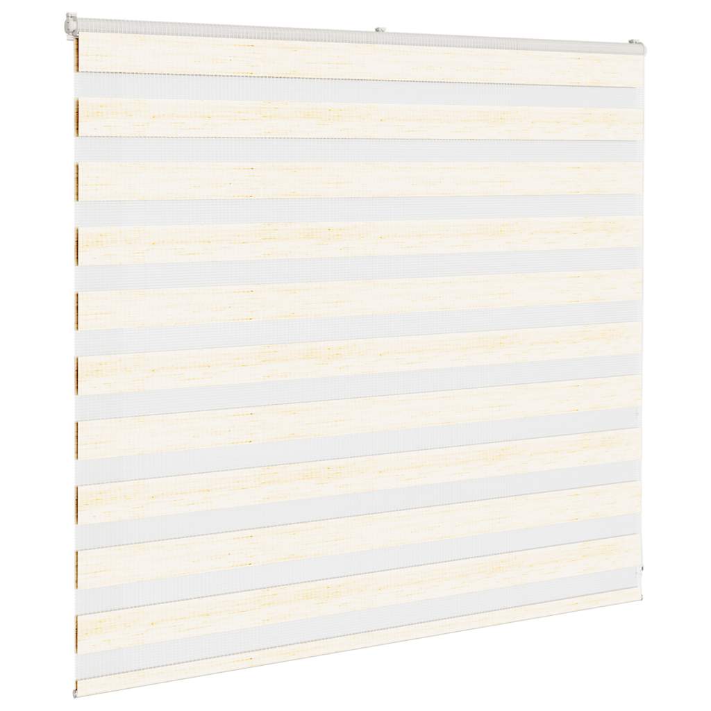 VidaXL Zebra-Rollo 155x100 cm Stoffbreite 150,9 cm Marmorbeige