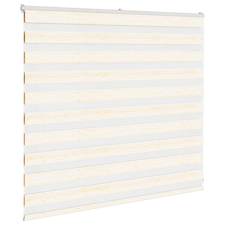 Vidaxx Zebra-Rollo 160x100 cm Stoffbreite 155,9 cm Marmorbeige