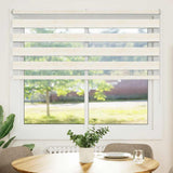 Vidaxx Zebra-Rollo 165x100 cm Stoffbreite 160,9 cm Marmorbeige