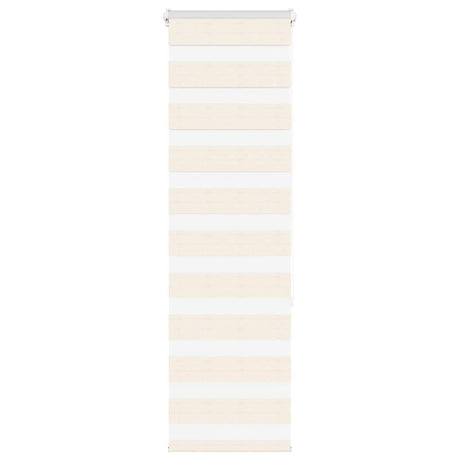 VidaXL Zebrarollo 40x150 cm Stoffbreite 35,9 cm Polyester Marmor Beige