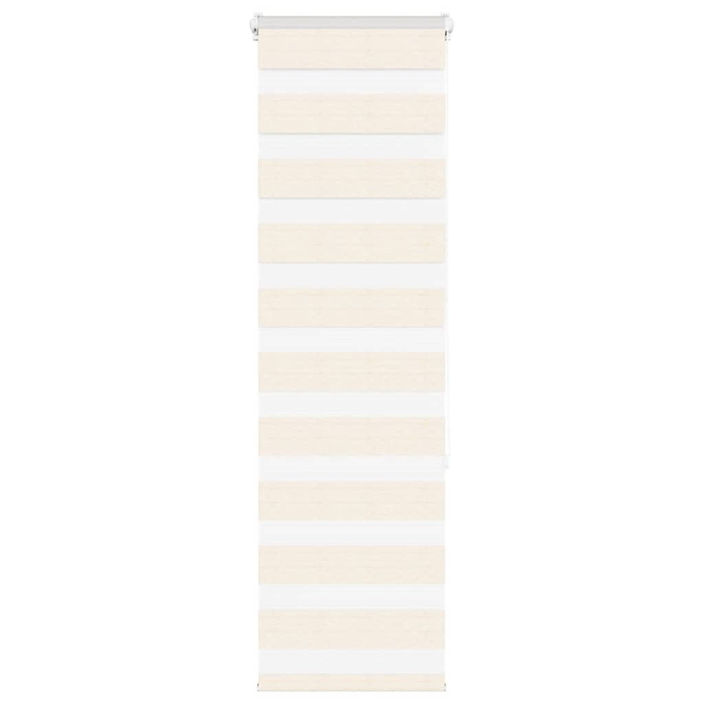 VidaXL Zebrarollo 50x150 cm Stoffbreite 55,9 cm Polyester Marmor Beige