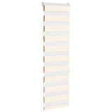 VidaXL Zebrarollo 50x150 cm Stoffbreite 55,9 cm Polyester Marmor Beige