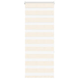 VidaXL Zebrarollo 55x150 cm Stoffbreite 50,9 cm Polyester Marmor Beige