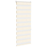 VidaXL Zebrarollo 55x150 cm Stoffbreite 50,9 cm Polyester Marmor Beige