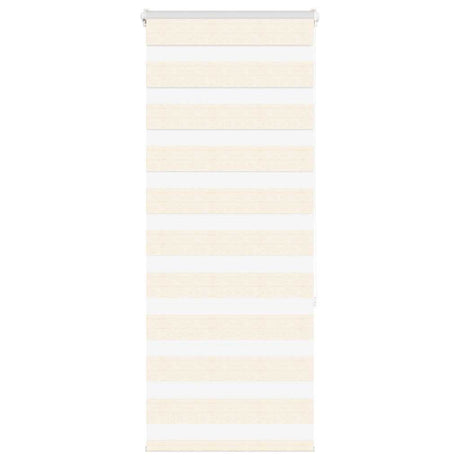 VidaXL Zebrarollo 60x150 cm Stoffbreite 55,9 cm Polyester Marmor Beige