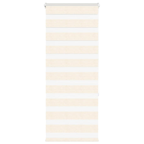 Vidaxx Zebra-Rollo 65x150 cm Stoffbreite 60,9 cm Marmorbeige