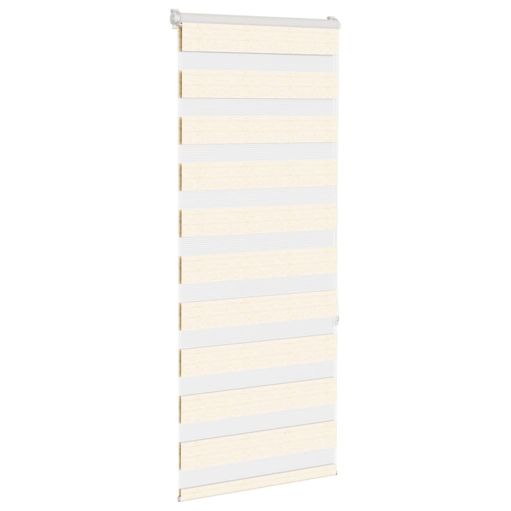 Vidaxx Zebra-Rollo 65x150 cm Stoffbreite 60,9 cm Marmorbeige