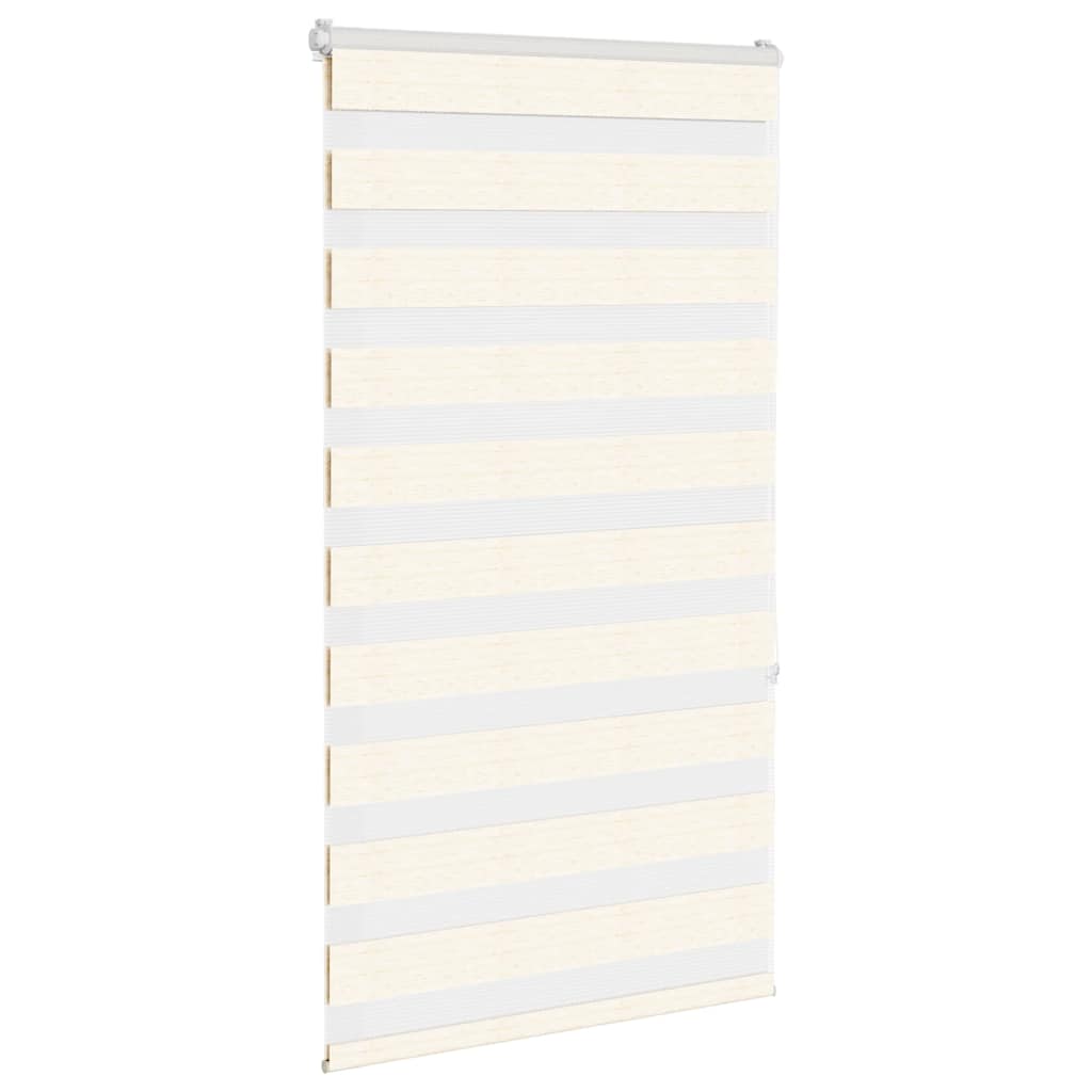 VidaXL Zebra-Rollo 75x150 cm Stoffbreite 70,9 cm Marmorbeige