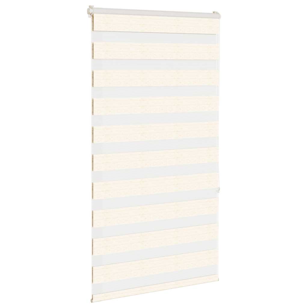 VidaXL Zebrarollo 80x150 cm Stoffbreite 75,9 cm Polyester Marmor Beige