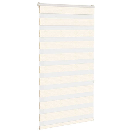 Vidaxx Zebra-Rollo 85x150 cm Stoffbreite 80,9 cm Marmorbeige