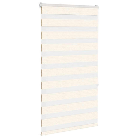 VidaXL Zebra-Rollo 90x150 cm Stoffbreite 85,9 cm Marmorbeige