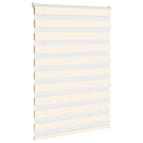 VidaXL Zebra-Rollo 95x150 cm Stoffbreite 90,9 cm Marmorbeige