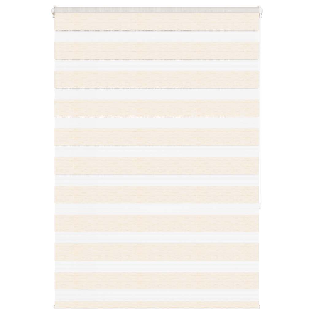 VidaXL Zebrarollo 105x150cm Stoffbreite 100,9cm Polyester Marmor Beige