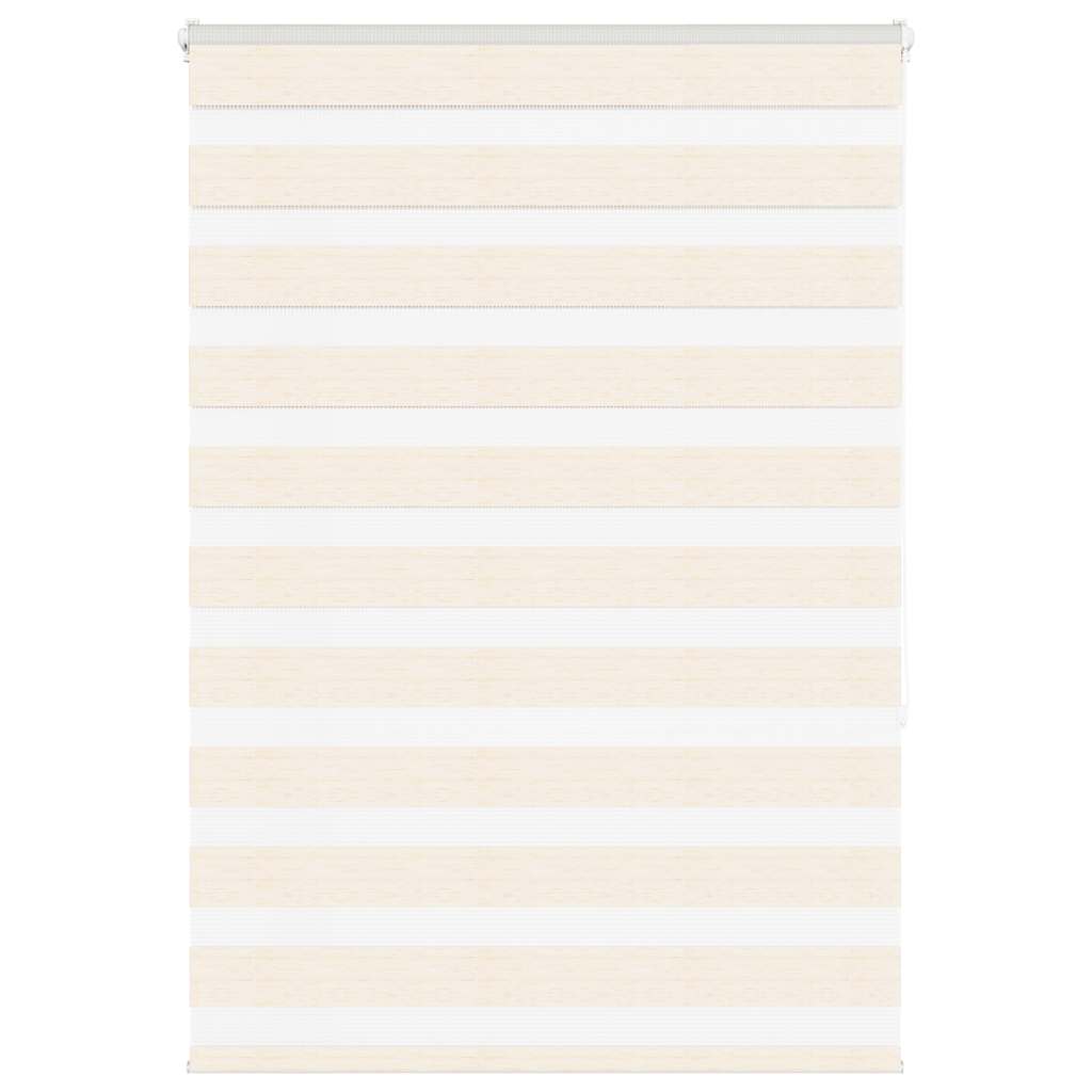 VidaXL Zebra-Rollo 110x150 cm Stoffbreite 105,9 cm Marmorbeige