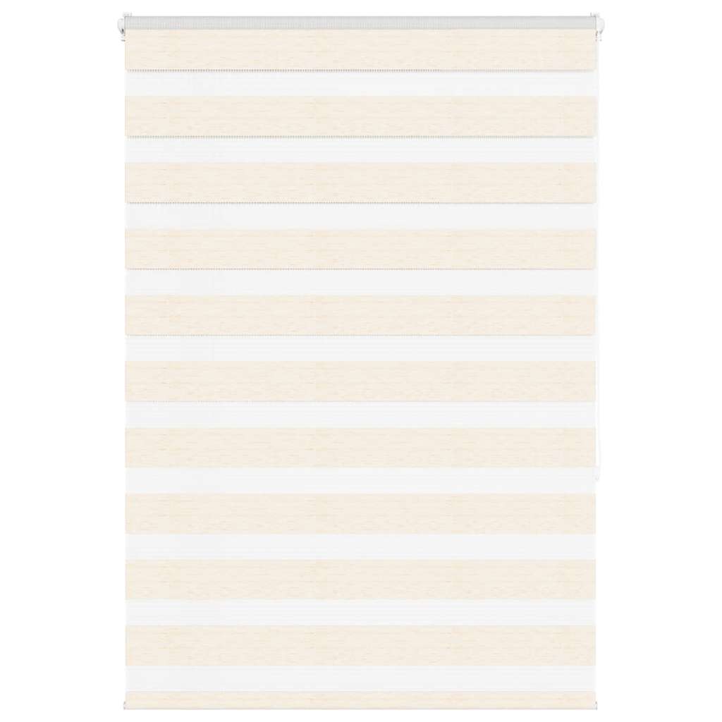 VidaXL Zebra-Rollo 115x150 cm Stoffbreite 110,9 cm Marmorbeige