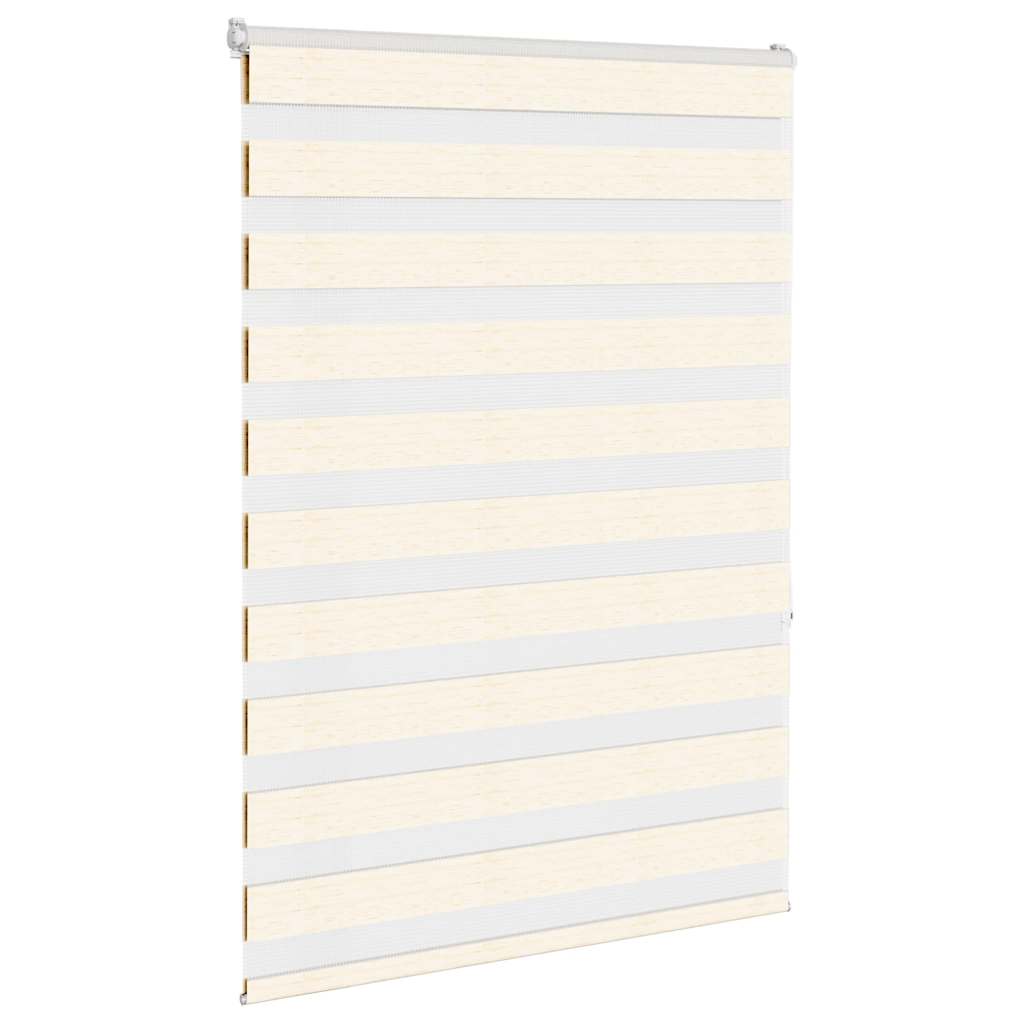 VidaXL Zebra-Rollo 115x150 cm Stoffbreite 110,9 cm Marmorbeige