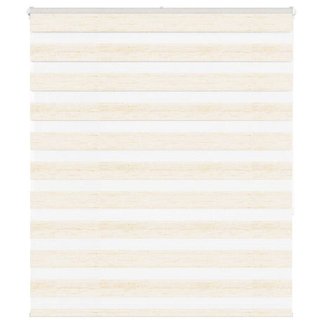 Vidaxx Zebra-Rollo 120x150 cm Stoffbreite 115,9 cm Marmorbeige