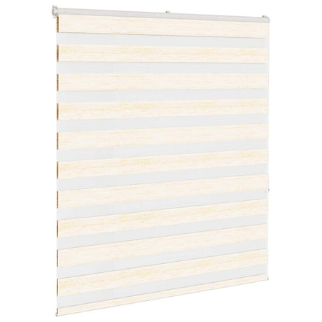 VidaXL Zebra-Rollo 105x150 cm Stoffbreite 100,9 cm Marmorbeige