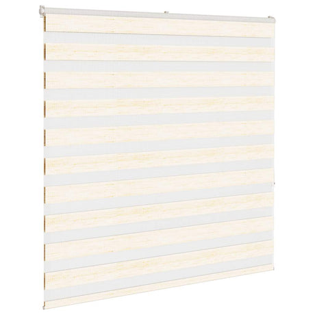 VidaXL Zebra-Rollo 140x150 cm Stoffbreite 135,9 cm Marmorbeige