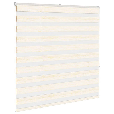 VidaXL Zebrarollo 145x150cm Stoffbreite 140,9cm Polyester Marmor Beige