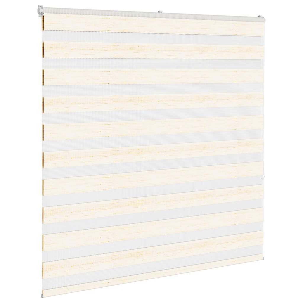 VidaXL Zebra-Rollo 150x150 cm Stoffbreite 145,9 cm Marmorbeige