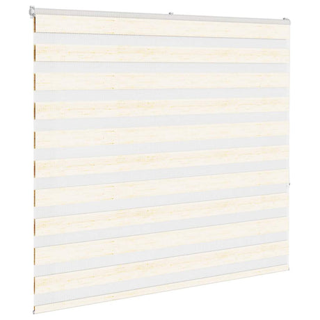 VidaXL Zebra-Rollo 155x150 cm Stoffbreite 150,9 cm Marmorbeige