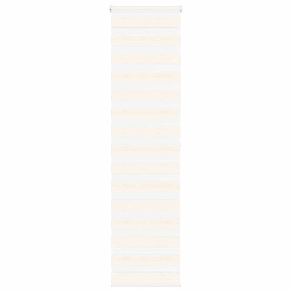 Vidaxx Zebra-Rollo 65x200 cm Stoffbreite 60,9 cm Marmorbeige