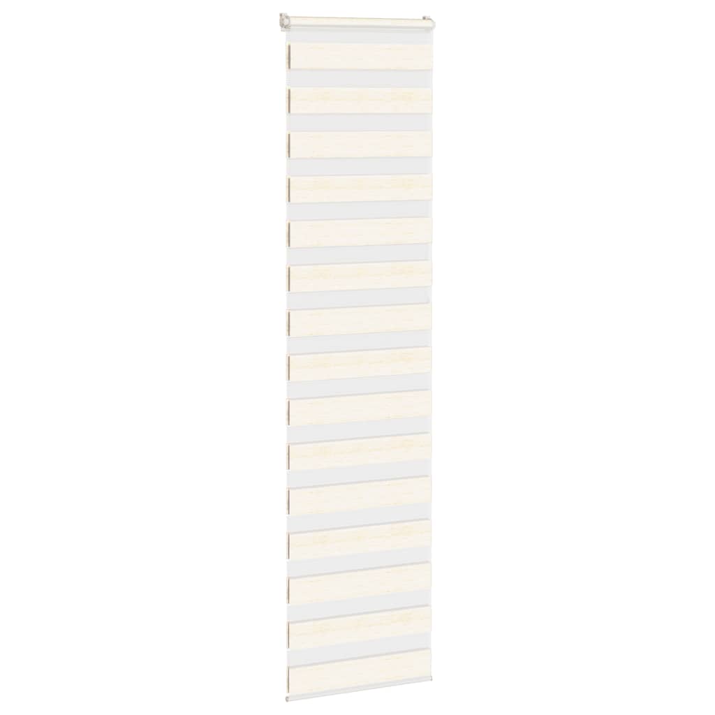 Vidaxx Zebra-Rollo 65x200 cm Stoffbreite 60,9 cm Marmorbeige