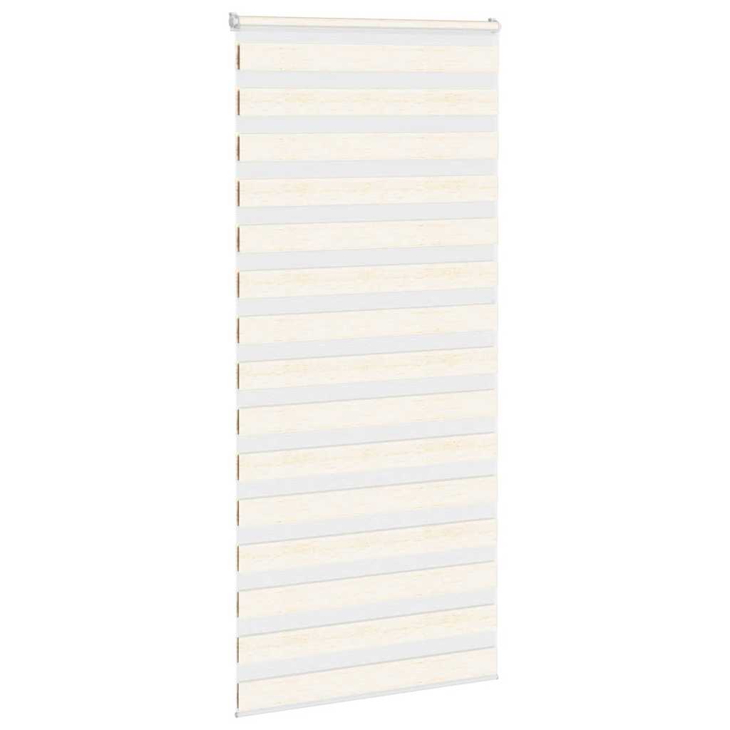 VidaXL Zebra-Rollo 100x200 cm Stoffbreite 95,9 cm Marmorbeige