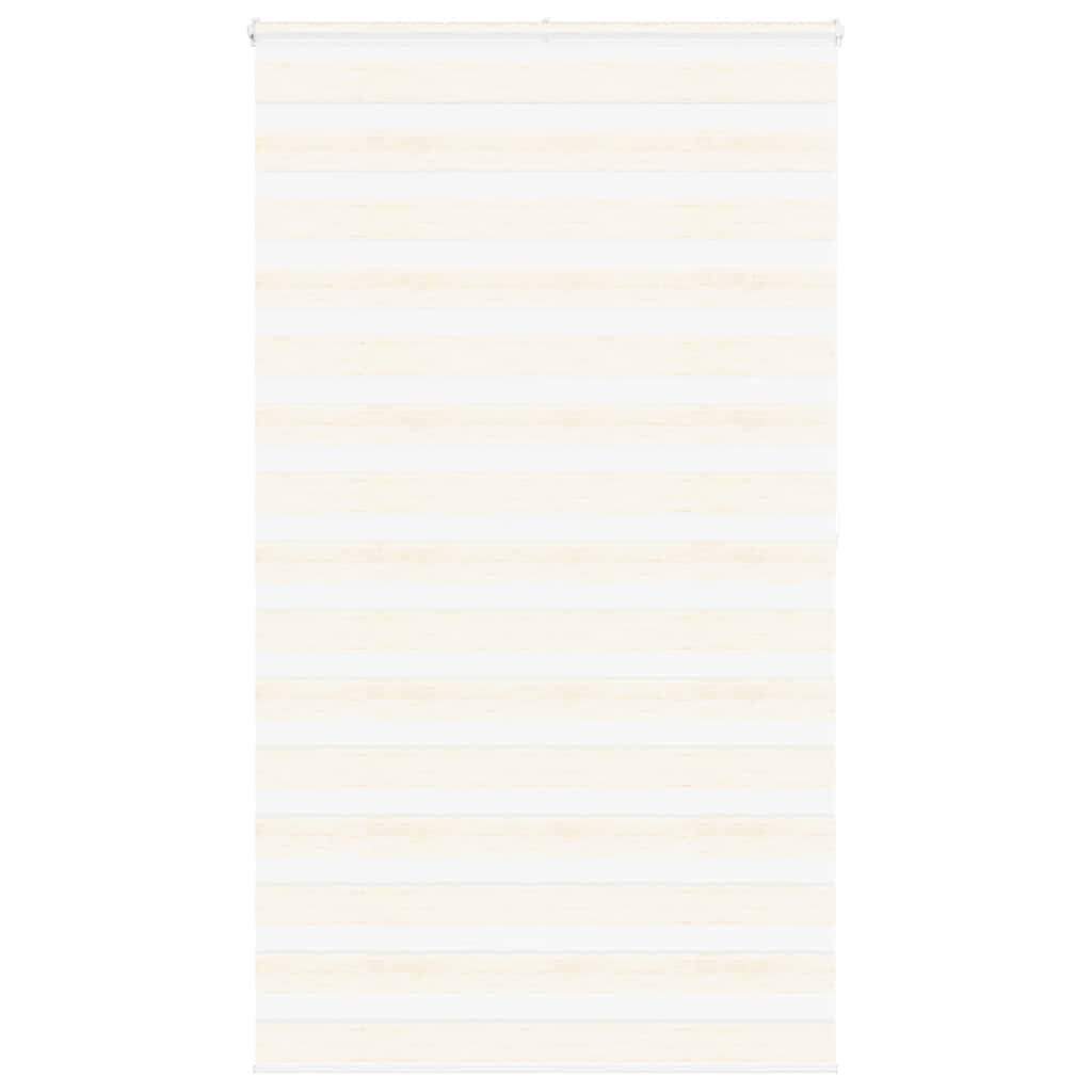 VidaXL Zebra-Rollo 135x200 cm Stoffbreite 130,9 cm Marmorbeige