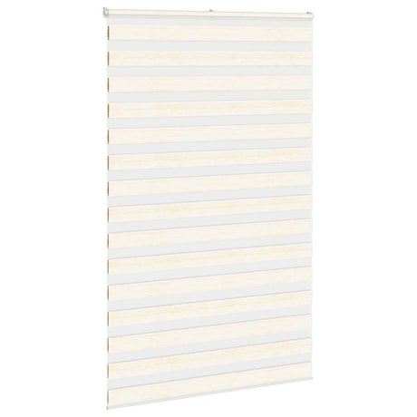 Vidaxx Zebra-Rollo 140x200 cm Stoffbreite 135,9 cm Marmorbeige