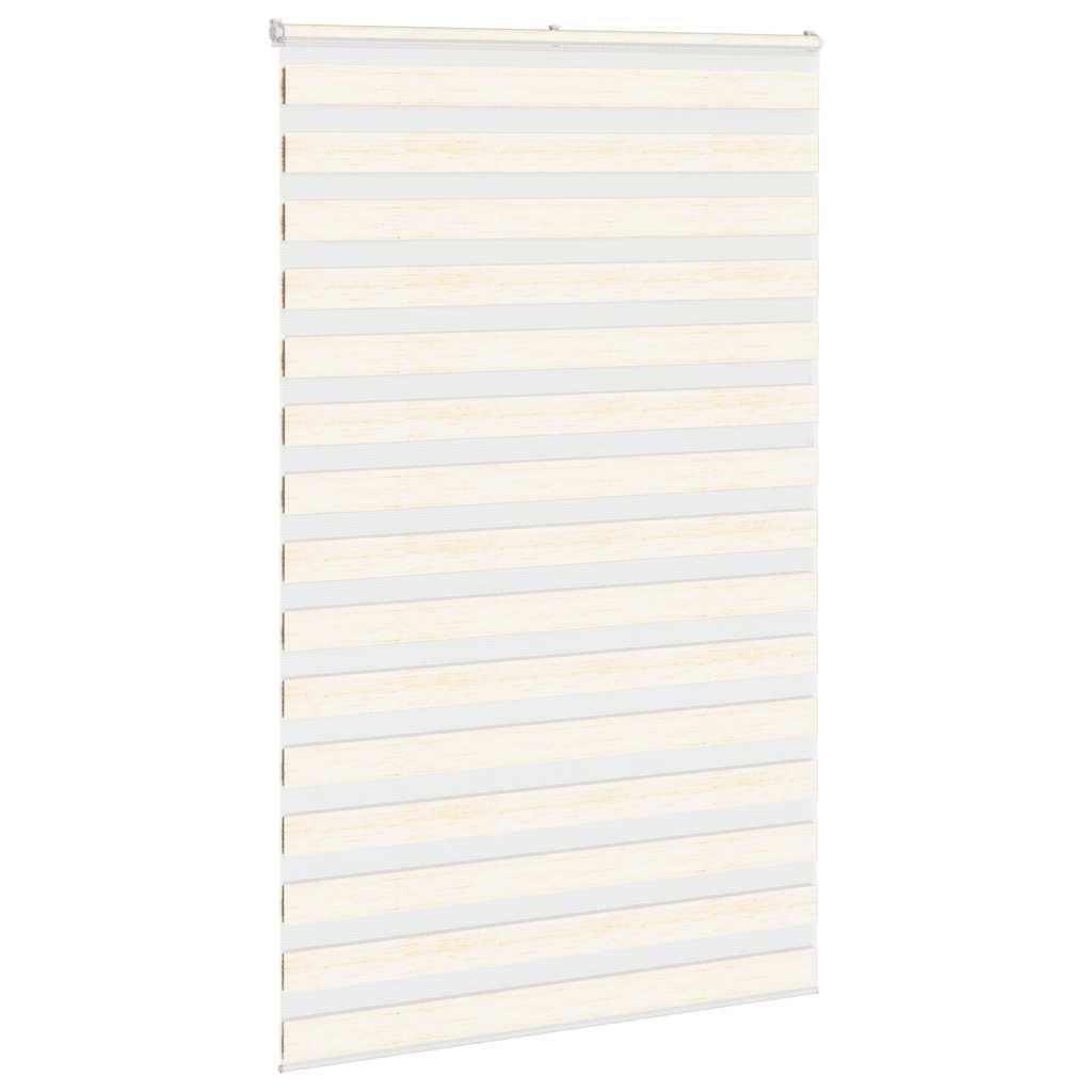 VidaXL Zebra-Rollo 145x200 cm Stoffbreite 140,9 cm Marmorbeige