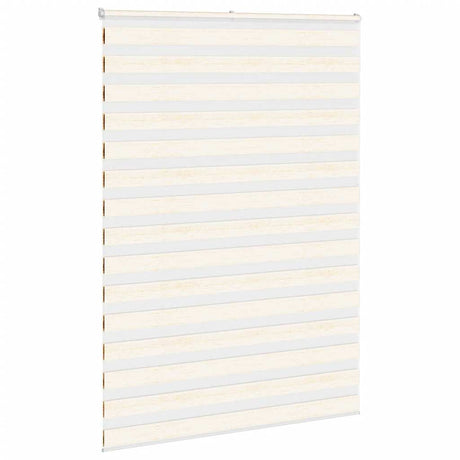 VidaXL Zebra-Rollo 155x200 cm Stoffbreite 150,9 cm Marmorbeige