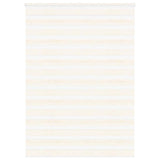 Vidaxx Zebra-Rollo 160x200 cm Stoffbreite 155,9 cm Marmorbeige