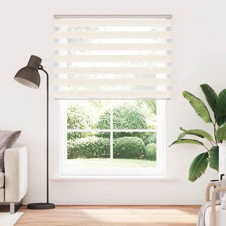 Vidaxx Zebra-Rollo 160x200 cm Stoffbreite 155,9 cm Marmorbeige