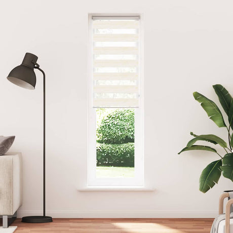 VidaXL Zebra-Rollo 65x230 cm Stoffbreite 60,9 cm Marmorbeige