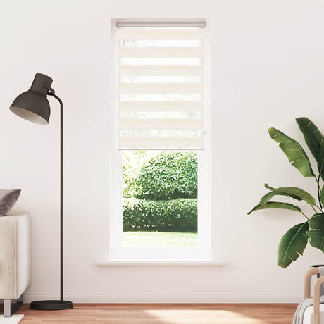 VidaXL Zebra-Rollo 70x230 cm Stoffbreite 65,9 cm Marmorbeige