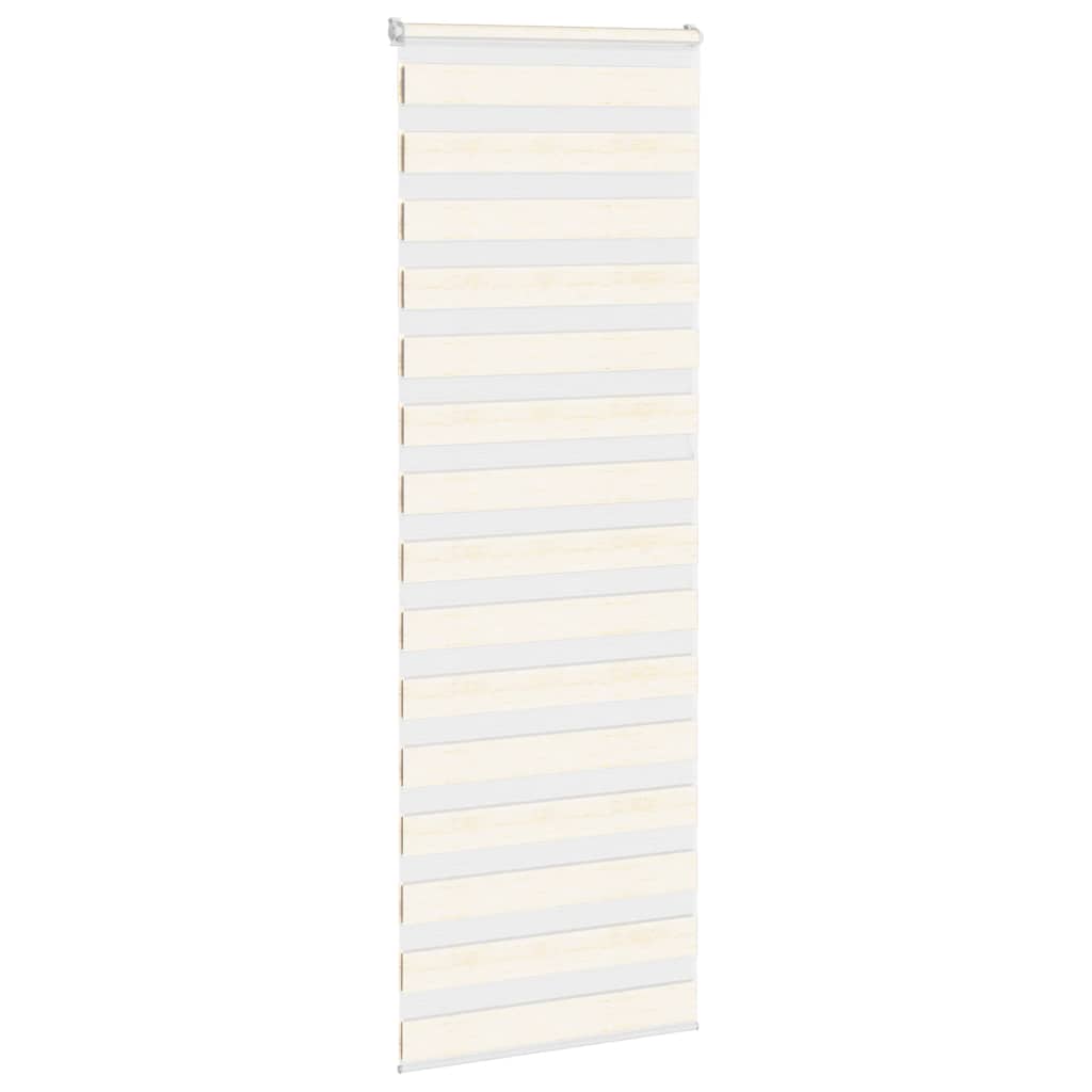 VidaXL Zebrarollo 80x230 cm Stoffbreite 75,9 cm Polyester Marmor Beige