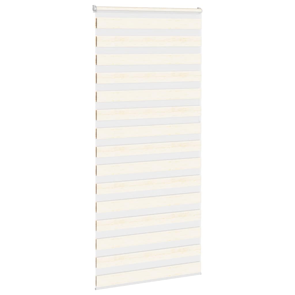 VidaXL Zebra-Rollo 100x230 cm Stoffbreite 95,9 cm Marmorbeige