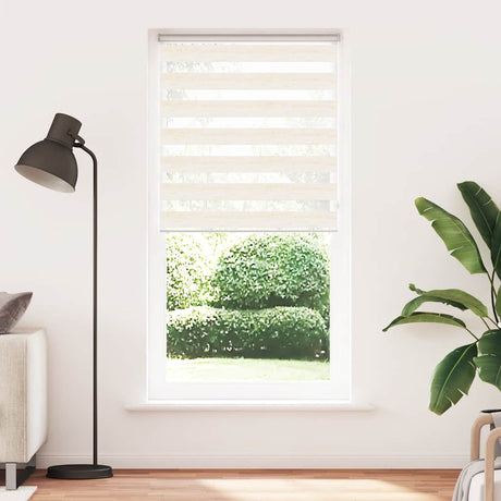 Vidaxx Zebrarollo 105x230cm Stoffbreite 100,9cm Polyester Marmor Beige