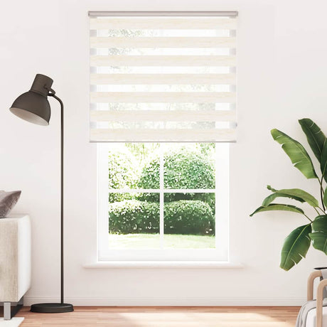 VidaXL Zebra-Rollo 120x230 cm Stoffbreite 115,9 cm Marmorbeige
