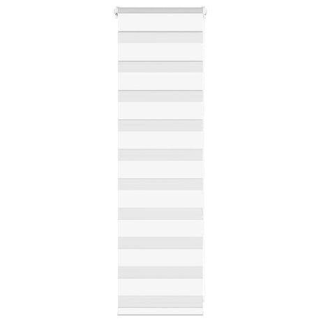 Vidaxx Zebra-Rollo 45x100 cm Stoffbreite 40,9 cm Polyester weiß